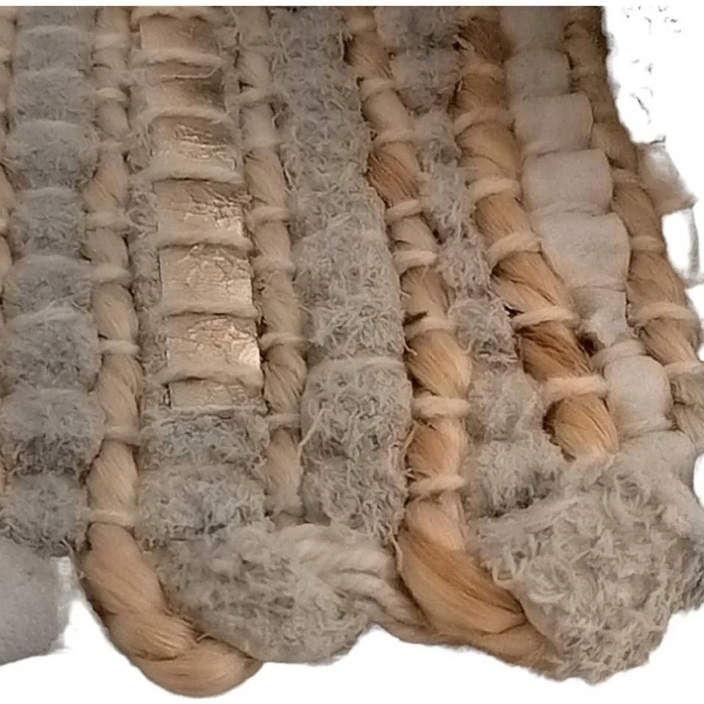 Leather Woven Chindi Placemats (4)